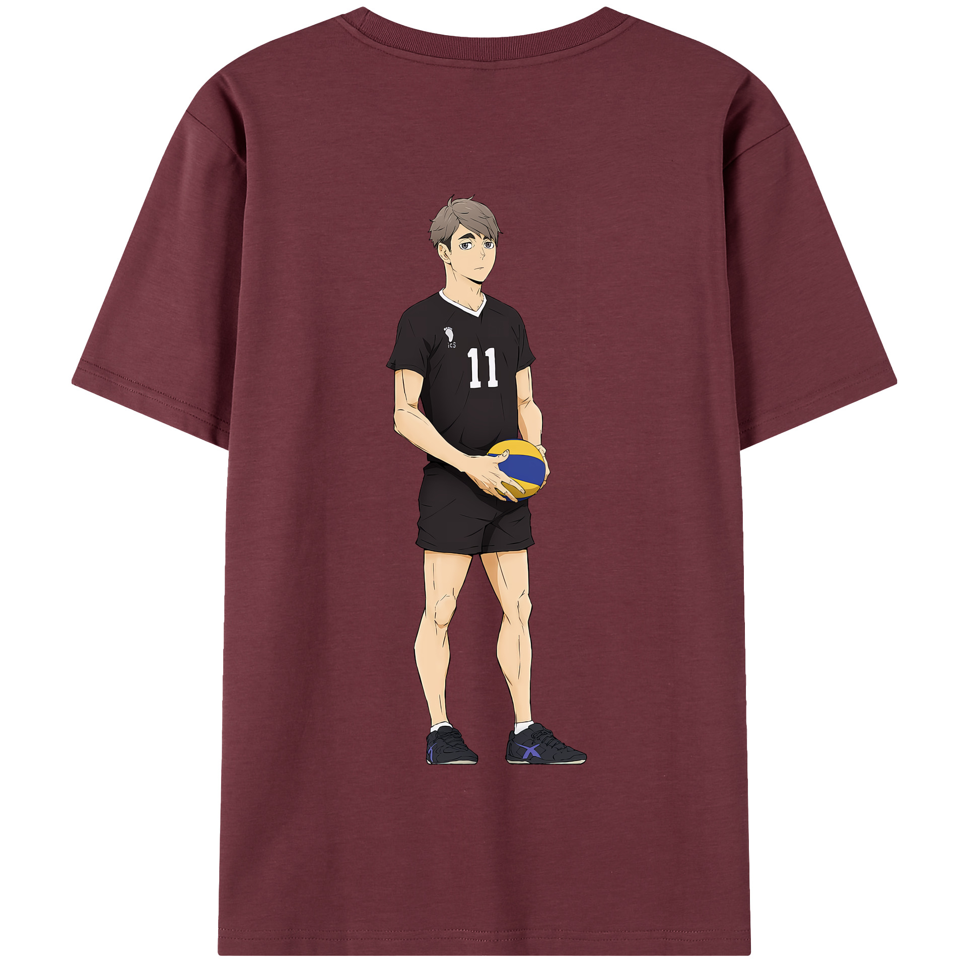 （画像用） ハイキュー!! Haikyu!! 綿100％半袖Tシャツ（背面プリント）